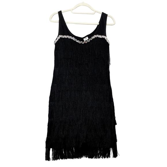 Spirit Size S Flapper Costume & Accessories Wig Necklace Gloves Halloween - Picture 15 of 15